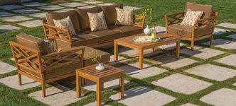 Bel-Aire 6-Piece Deep Seating Set