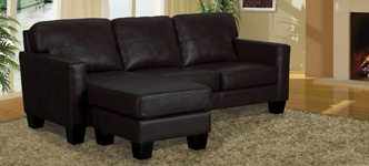 Patterson Bonded Leather Sectional