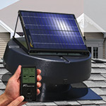 15-Watt Solar Attic Fan with Solar Controller by U.S. Sunlight