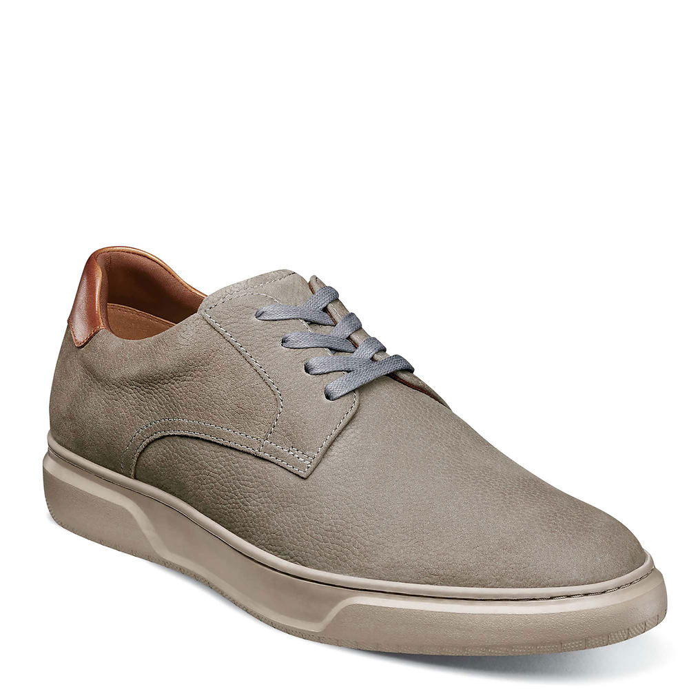 Florsheim Premier Plain Toe Lace-Up Sneaker Men's Grey Oxford 10.5 W