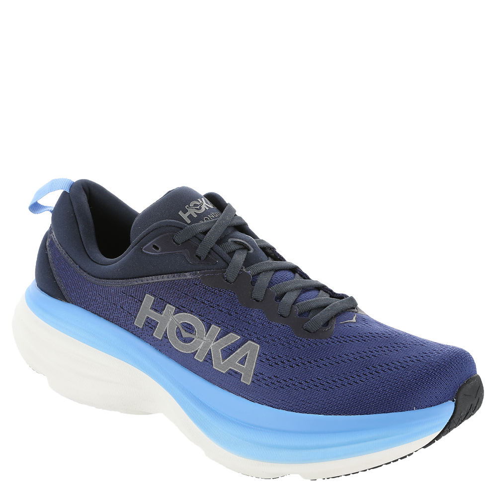 HOKA Bondi 8 Running Shoe Men's Blue Running 11 W