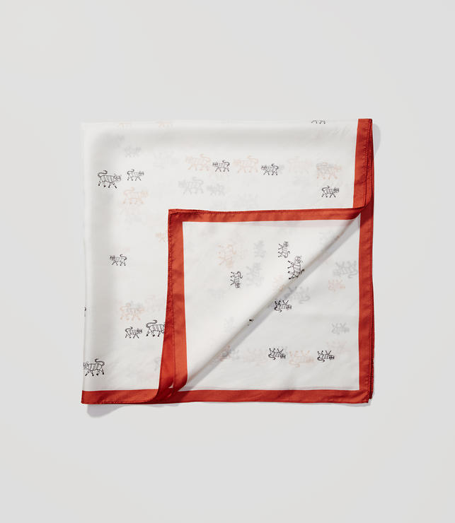 Primary Image of Cat Silk Scarf