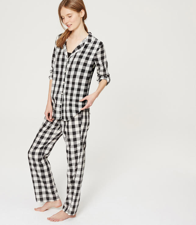 Primary Image of Gingham Pajama Set