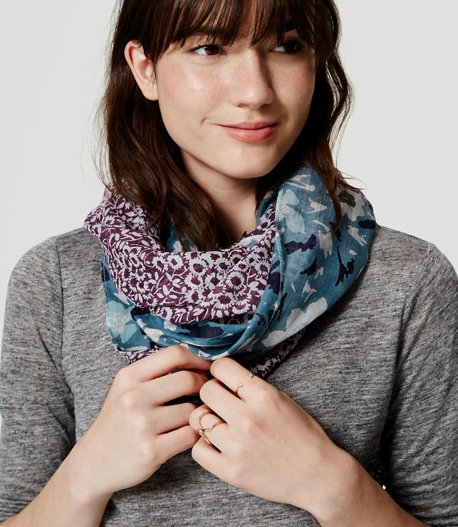 Primary Image of Bouquet Infinity Scarf