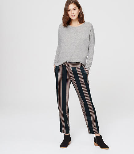 Image of Striped Fluid Joggers