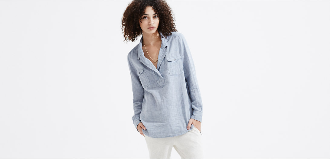 Primary Image of Lou & Grey Chambray Palette Shirt