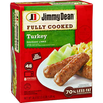 links sausage jimmy dean turkey franks dogs cooked fully ct