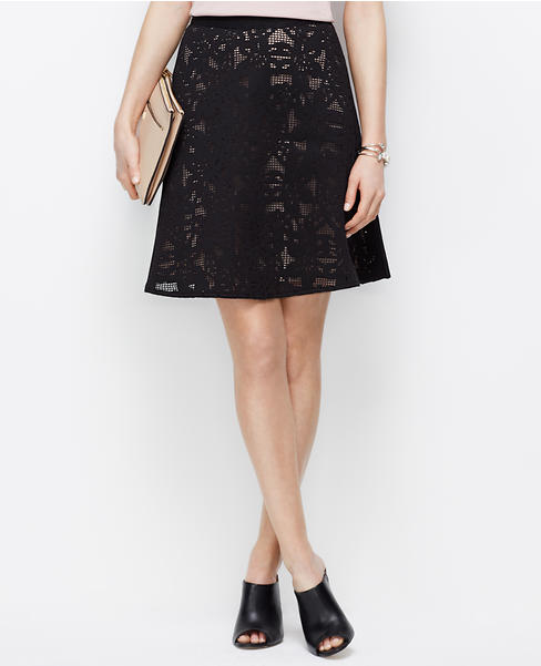 Primary Image of Lace Flounce Skirt