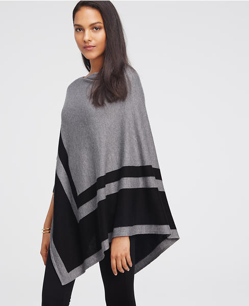 Primary Image of Colorblock Luxe Poncho