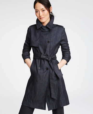 Image of Refined Denim Trench