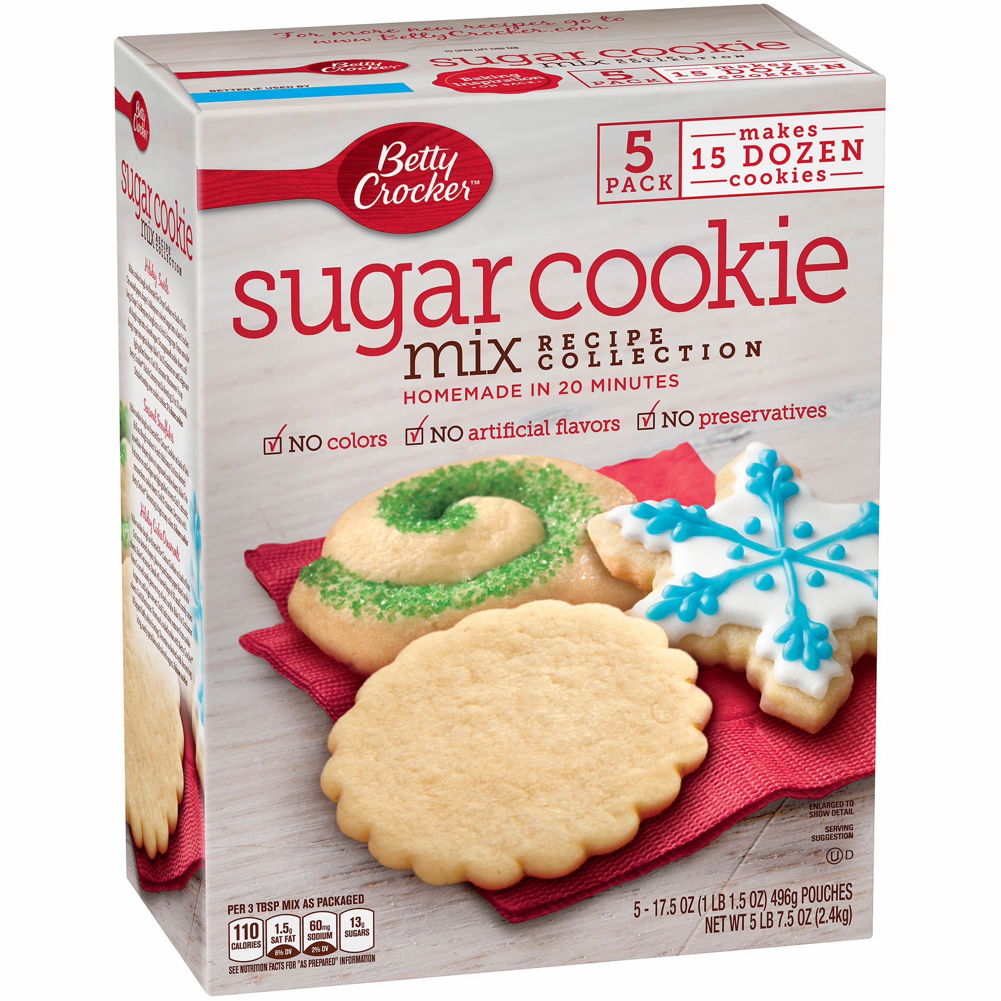 Betty Crocker Sugar Cookie Mix, 5 ct./17.5-oz. - BJ's Wholesale Club