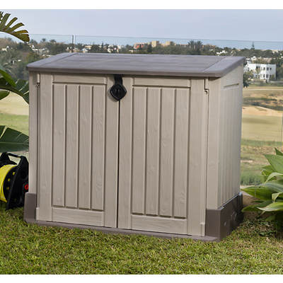 Keter Woodland 29" x 52" Storage Shed - BJ's Wholesale Club