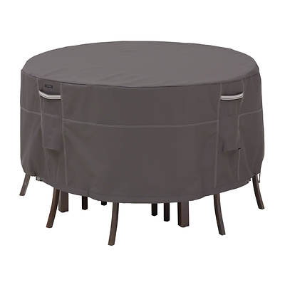 Classic Accessories Ravenna Small Round Patio Table and Chair Set Cover