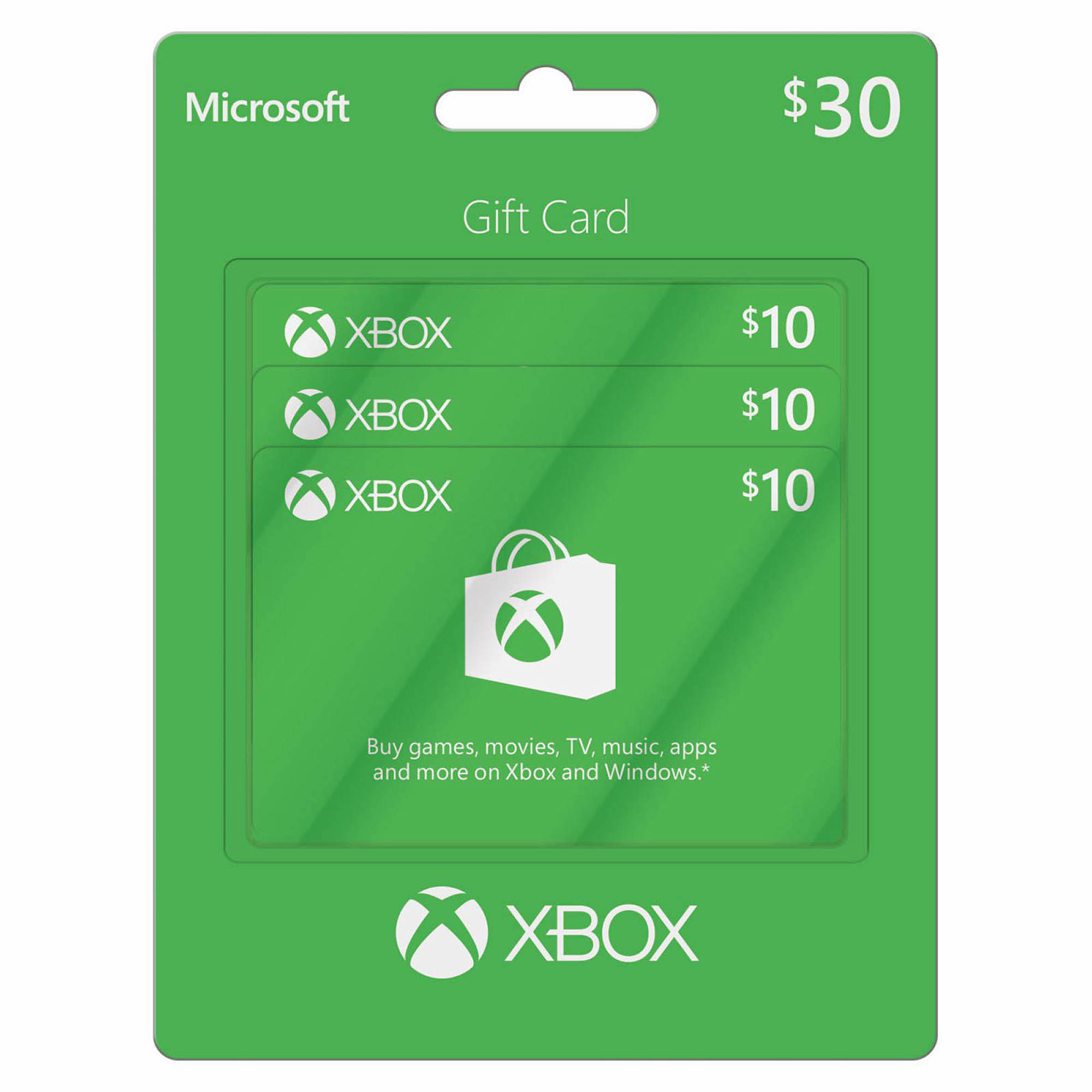 10 Xbox Gift Card, 3 pk. BJ's Wholesale Club