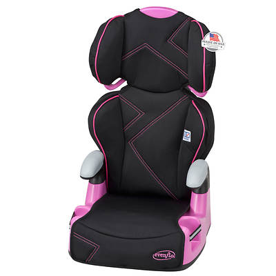Evenflo AMP High Back Booster Car Seat - Pink Angles