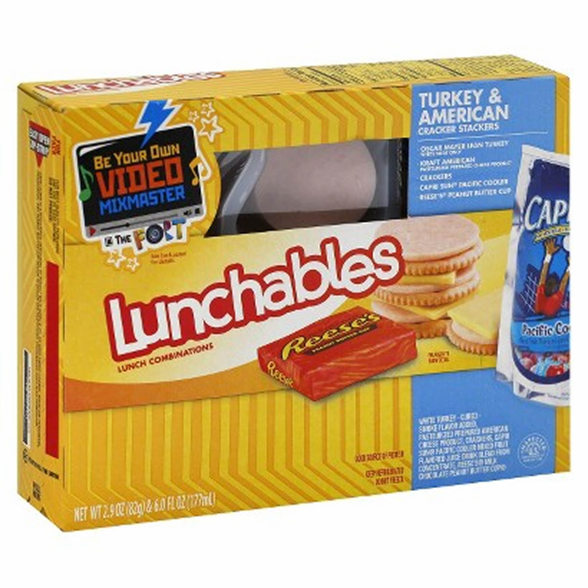 Lunchables Cracker Stackers Lunch Combinations, Ham & Cheddar, 1 kit [4