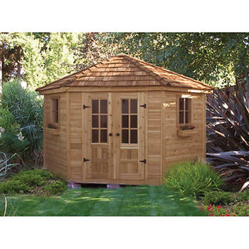 Outdoor Living Today Penthouse 9' x 9' Garden Shed - BJs Wholesale 