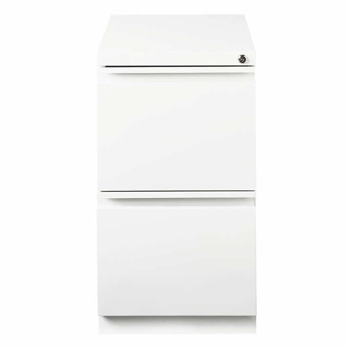 Hirsh Industries Mobile 2 Drawer Pedestal File Cabinet With Casters