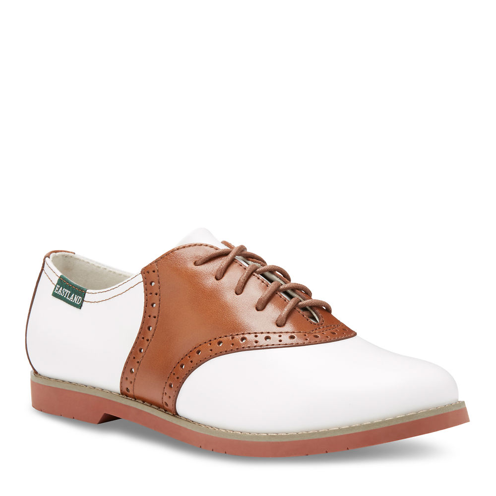 1950s Saddle Shoes – Saddle Oxfords Eastland Sadie Womens Tan Oxford 11 M $99.95 AT vintagedancer.com