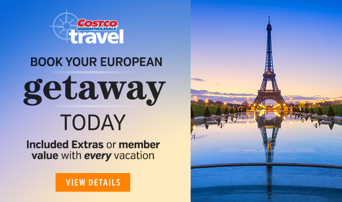 europe travel package costco