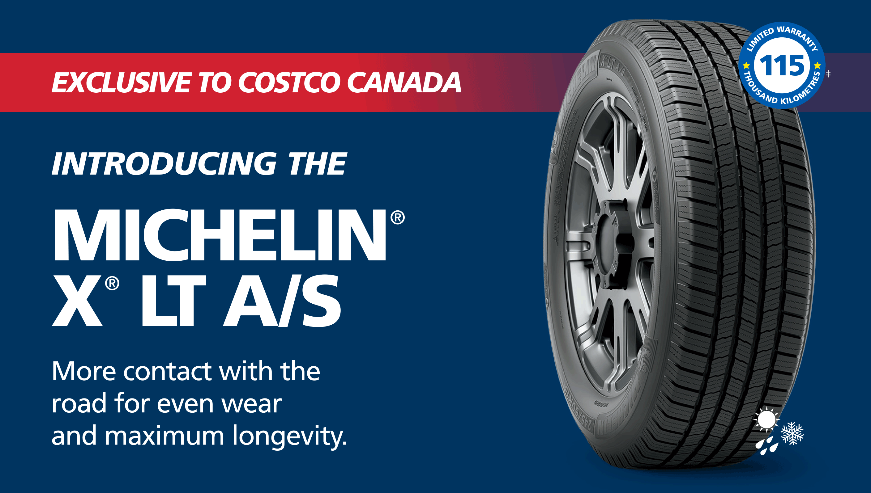 Exclusive To Costco Canada Introducing The Michelin X Lt A S