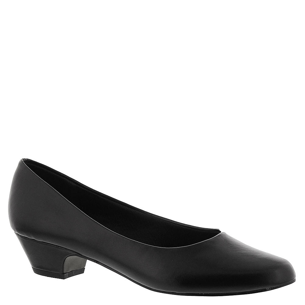 Regency Shoes | Jane Austen Shoes | Bridgerton Shoes Easy Street Halo Womens Black Pump 6.5 A2 $49.95 AT vintagedancer.com