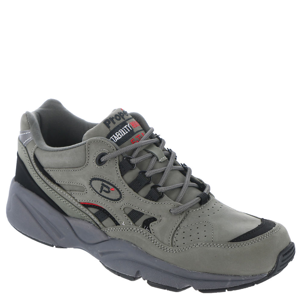 Mens Propet(R) Stability Walker Walking Shoes- Grey -  756111931312