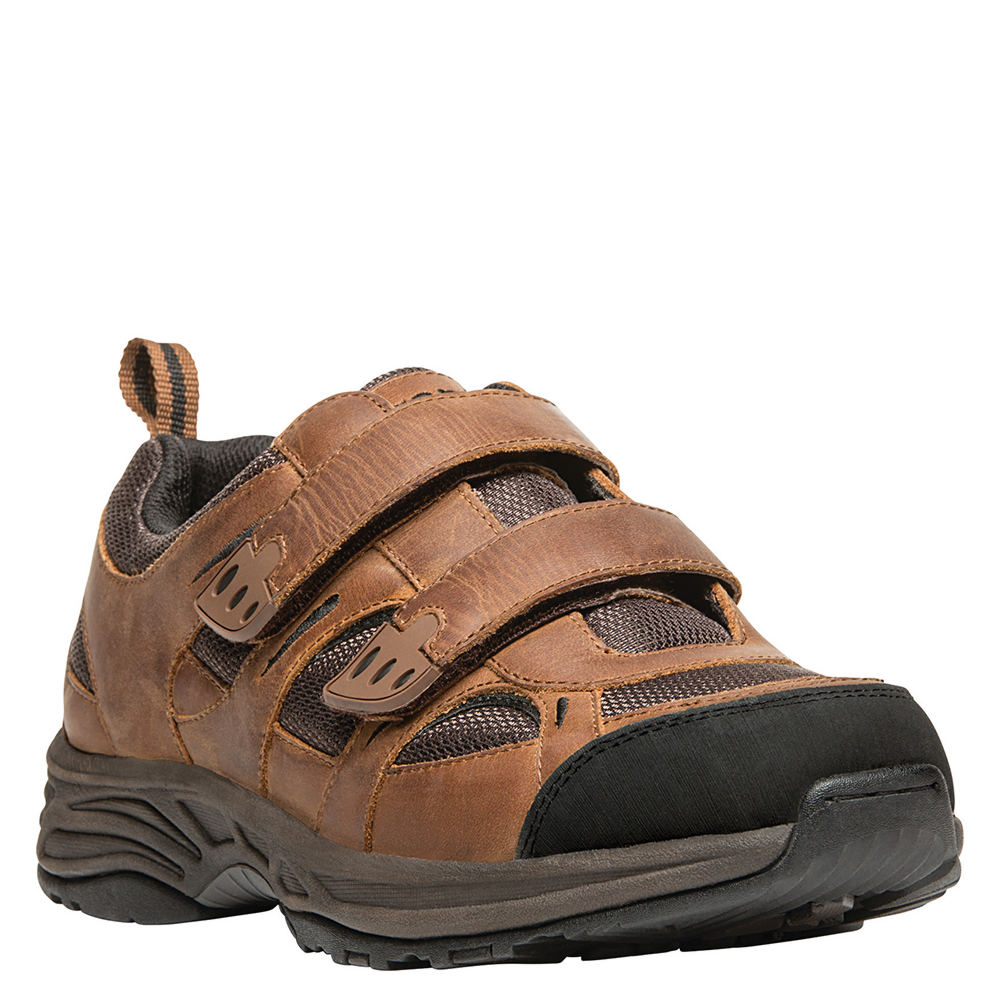 Mens Propet(R) Connelly Strap Walking Shoes - Brown -  886374351470
