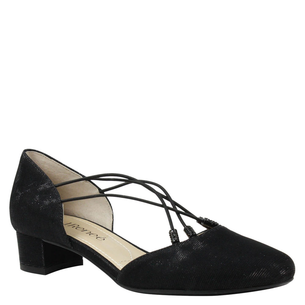 Edwardian Shoes & Boots | Titanic Shoes J. Renee Charolette Womens Black Pump 8.5 W $89.95 AT vintagedancer.com