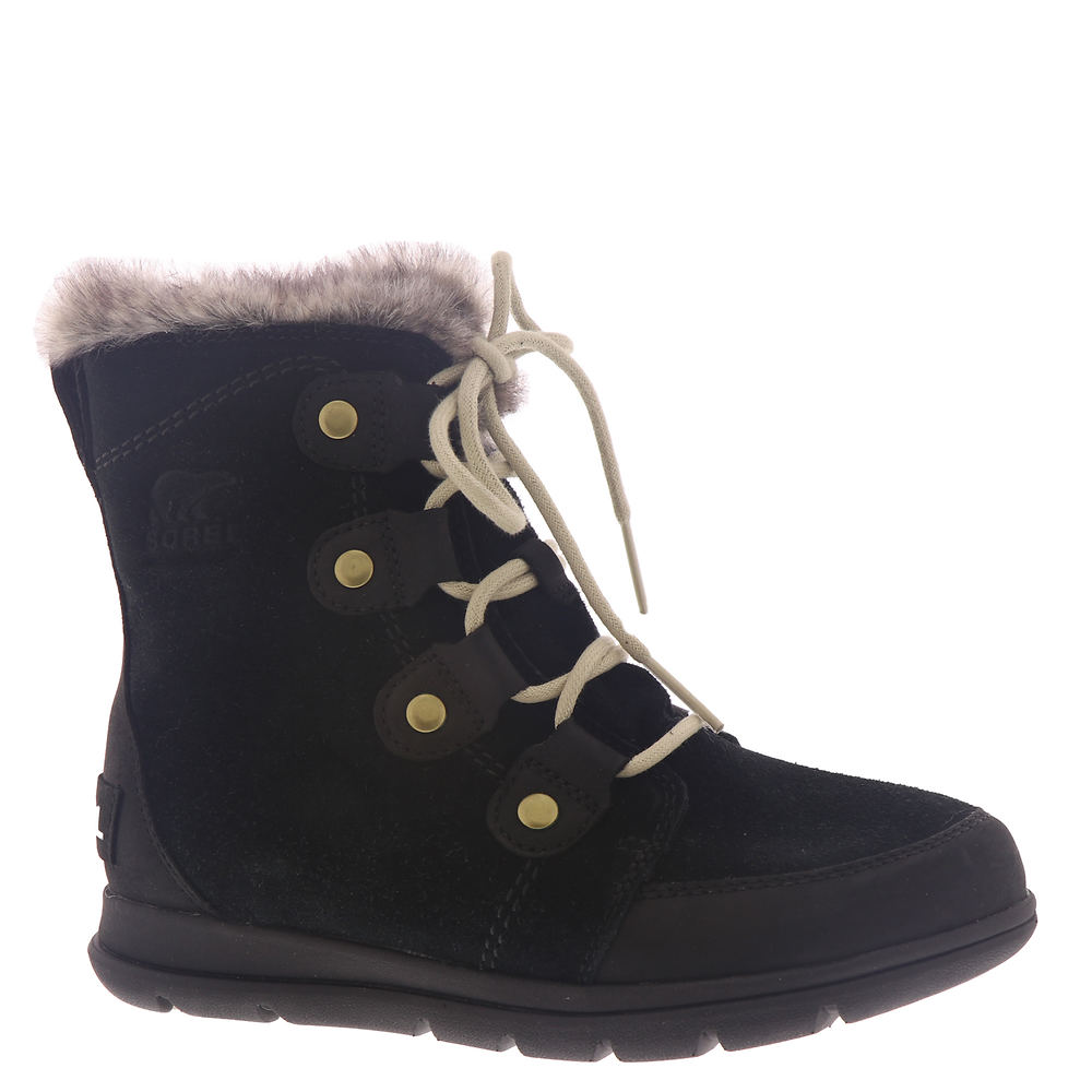 Vintage Boots- Winter Rain and Snow Boots History Sorel Explorer Joan Womens Black Boot 11 M $99.99 AT vintagedancer.com