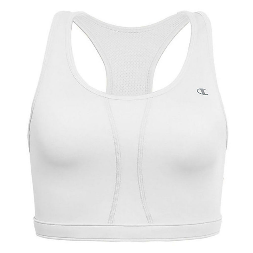 Champion Women's Plus-size Vented Compression Sports Bra White 2x for sale online 