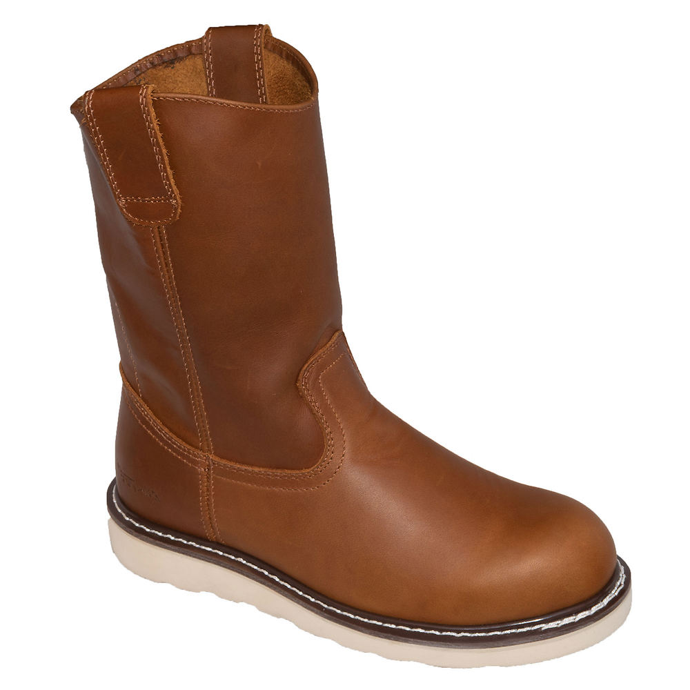 60s Mens Shoes | 70s Mens shoes – Platforms, Boots AdTec 11 Wellington Composite Toe 9901 Mens Brown Boot 8 M $109.95 AT vintagedancer.com