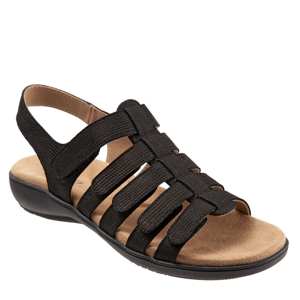 Trotters Tiki Women's Black Sandal 6 M -  192681436046