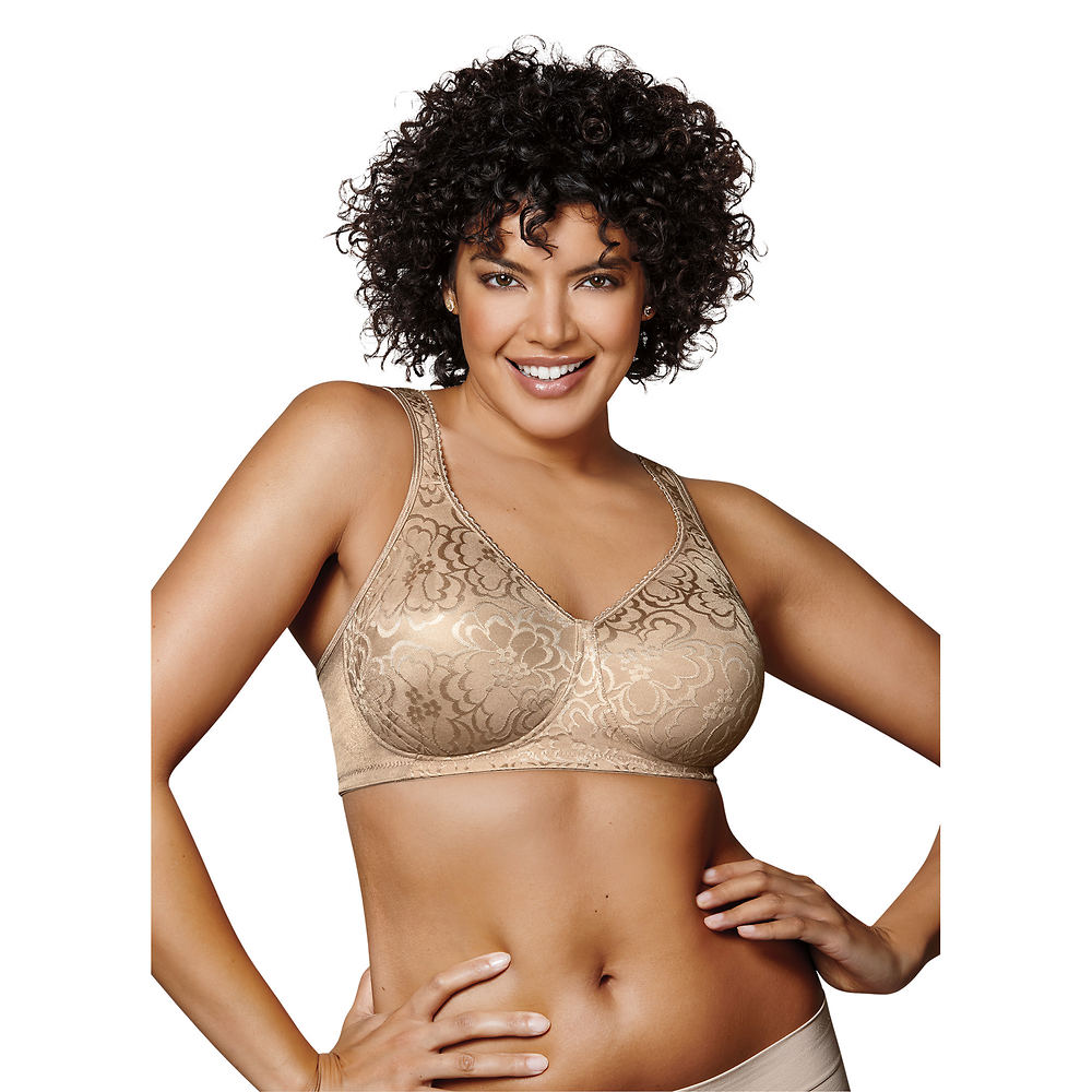 Playtex 18 Hour Ultimate Lift & Support Wirefree Bra Tan Bras 42-G -  617914368005