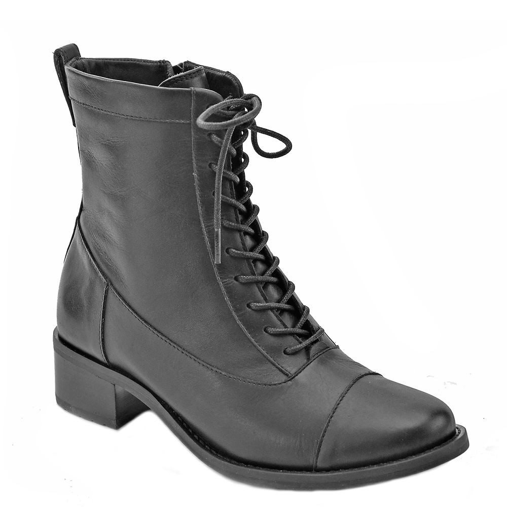 1920s Style Shoes, Heels, Boots | Flapper Shoes David Tate Explorer Womens Black Boot 9.5 W2 $149.95 AT vintagedancer.com