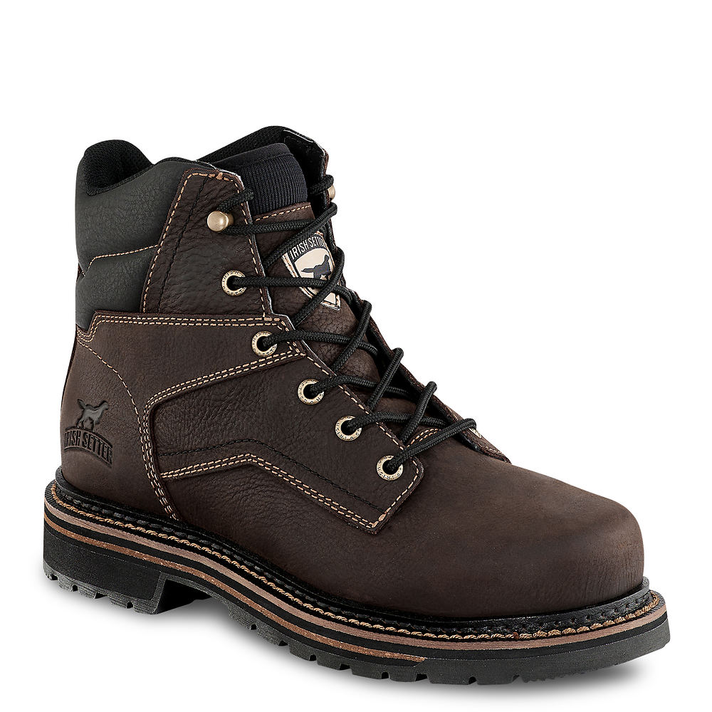 Irish Setter Women's Kittson Steel Toe Work Boots - Brown 9.5 -  83240-9.5 B