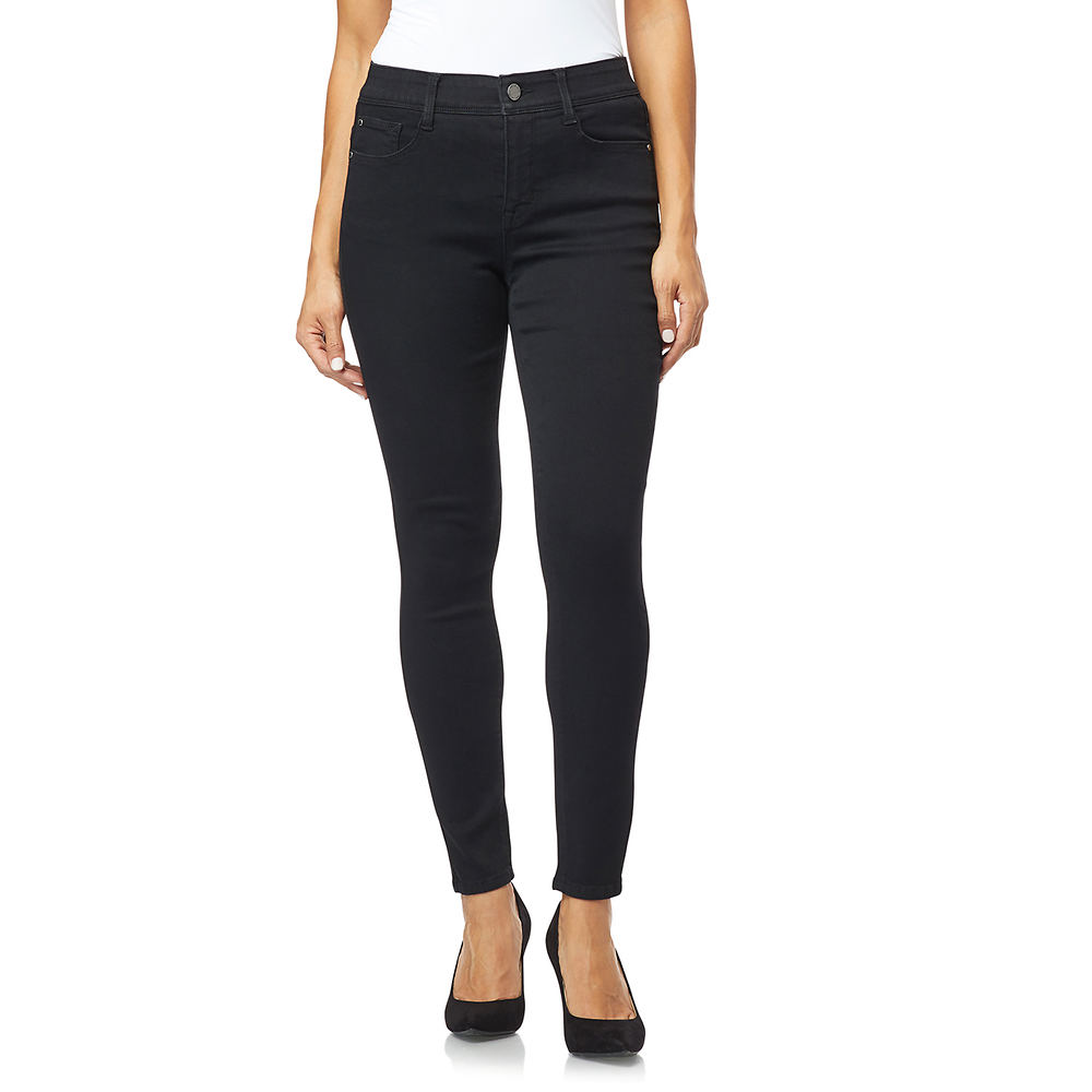 Angels Forever Young Women's 360 Sculpt Skinny Jean Onyx/Black Size 8.0 ...