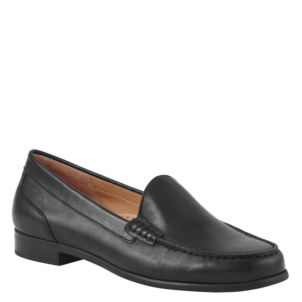 Retro Vintage Flats and Low Heel Shoes ARRAY Katie Casual Slip-On Womens Black Slip On 11 W $84.95 AT vintagedancer.com