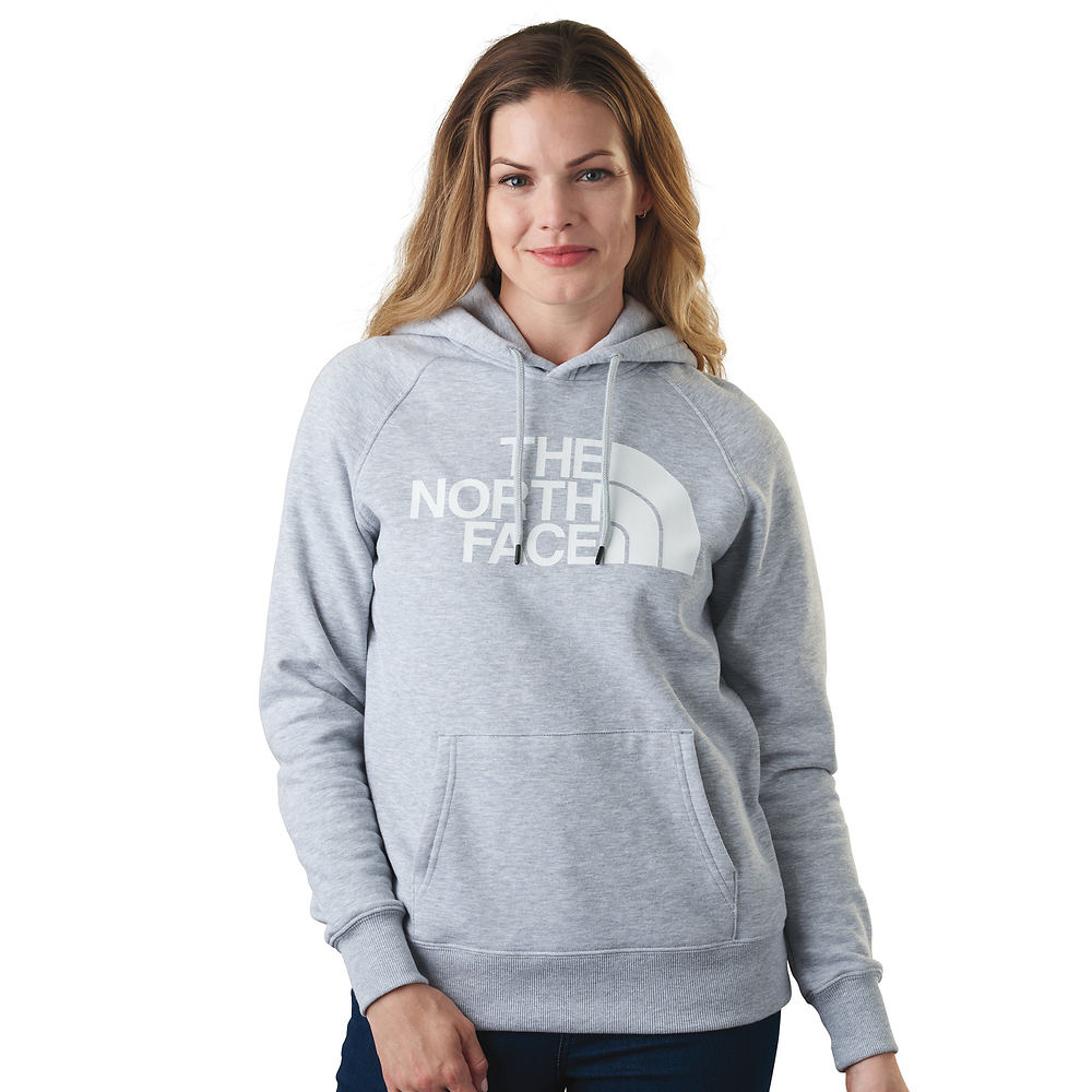 The North Face Women's Half Dome Pullover Fleece Hoodie Grey Jackets 3X -  196248330273
