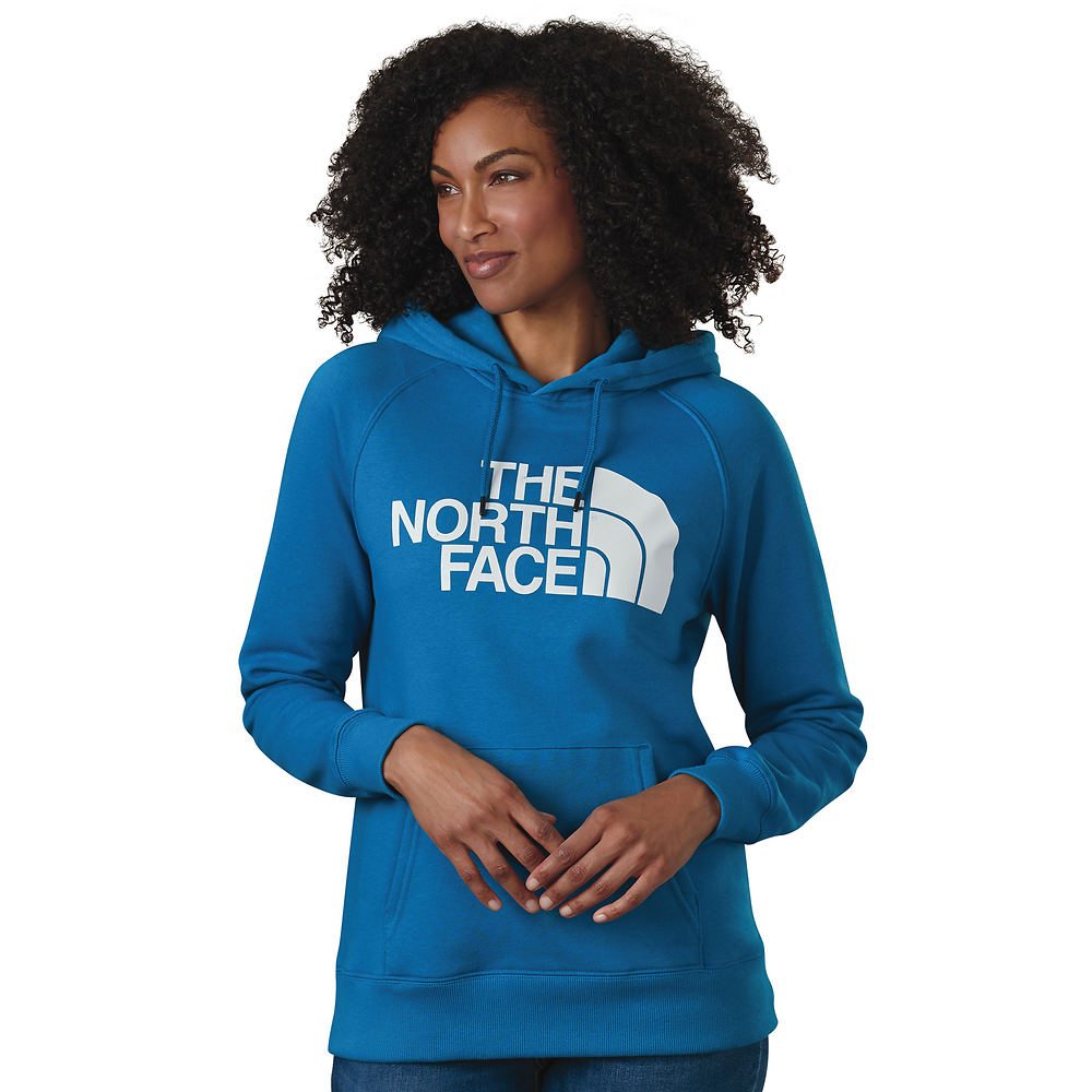 The North Face Women's Half Dome Pullover Fleece Hoodie Blue Jackets XL -  196573599598