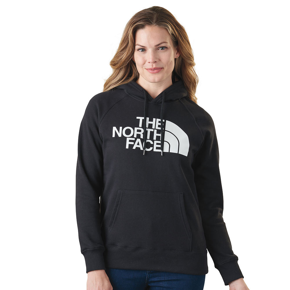 The North Face Women's Half Dome Pullover Fleece Hoodie Black Jackets 1X -  196248330068