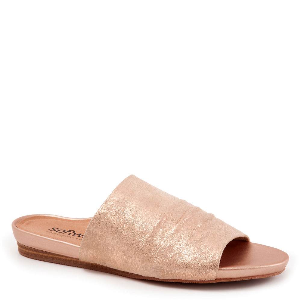 Soft Walk Camano Women's Gold Sandal 12 M -  192681654945