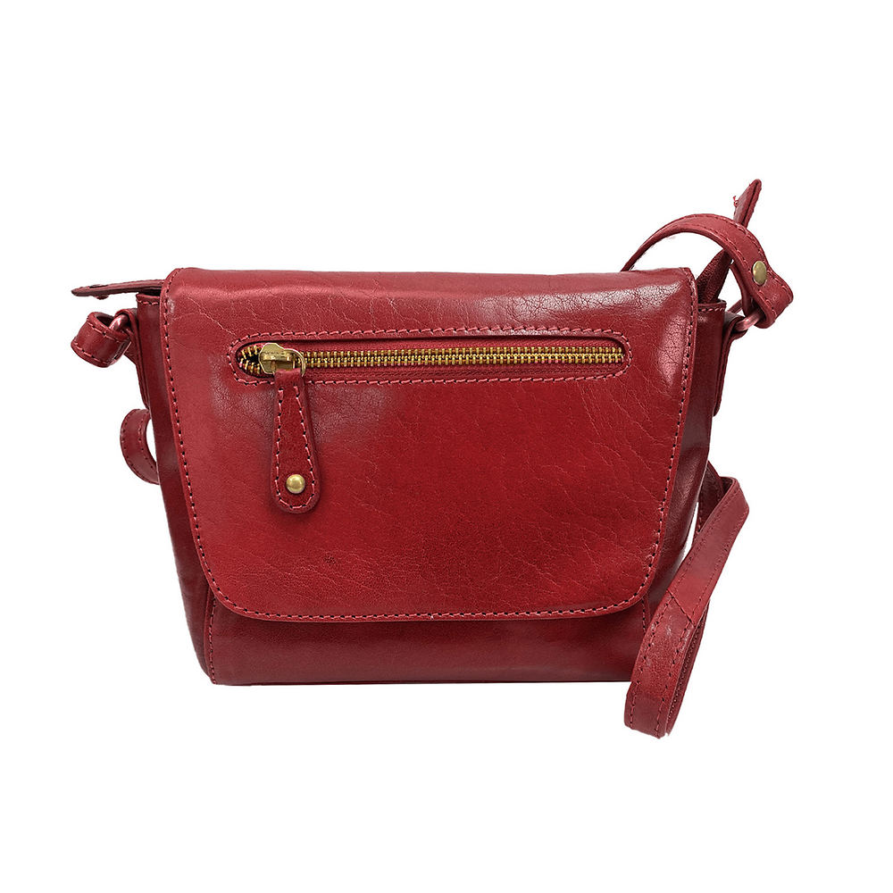 Hadaki-Cecil Square Flap Crossbody Red Bags No Size -  088161013916