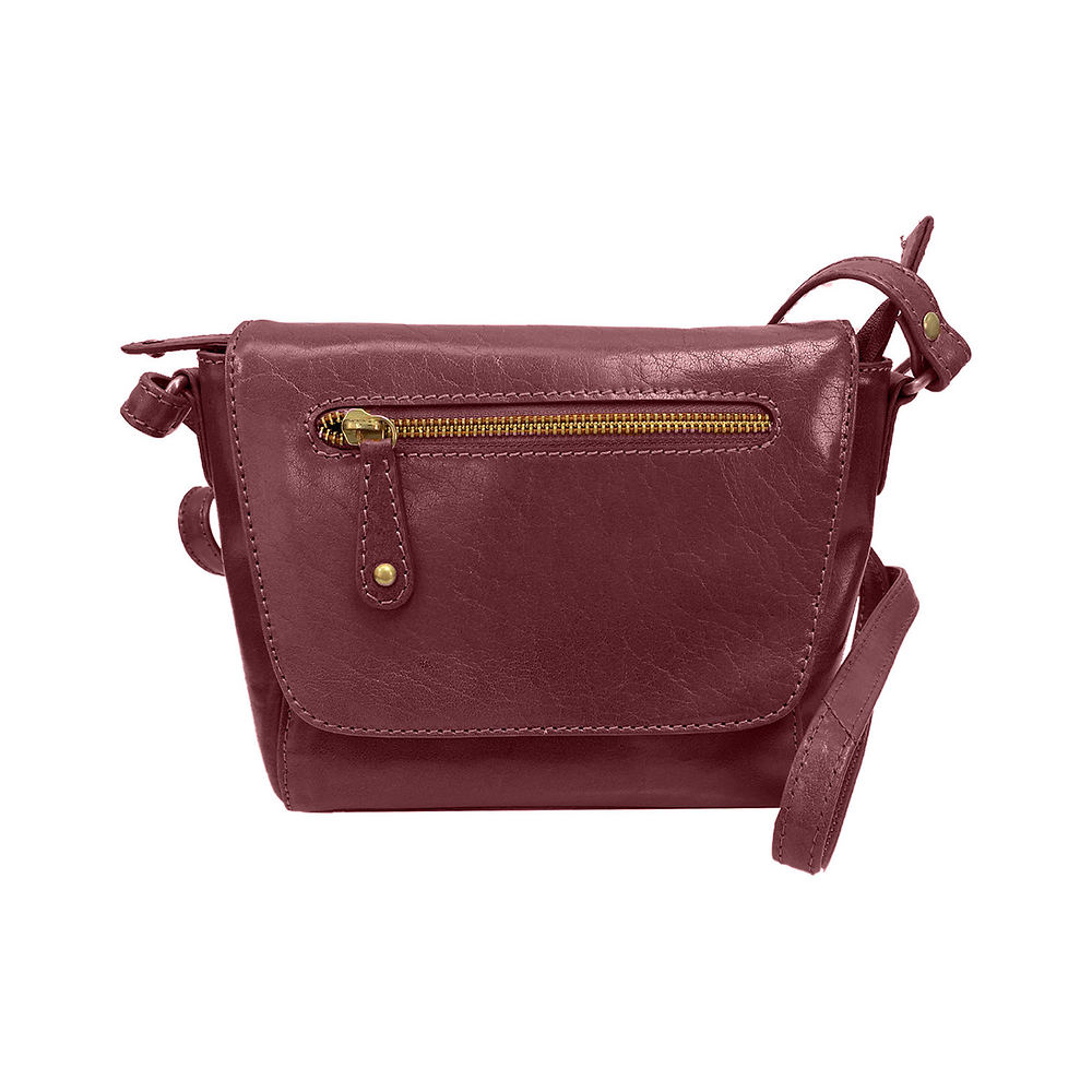 Hadaki-Cecil Square Flap Crossbody Burgundy Bags No Size -  088161013886