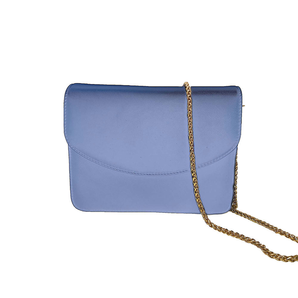 Hadaki-Coya Flap Chain Bag Blue Bags No Size -  088161013794