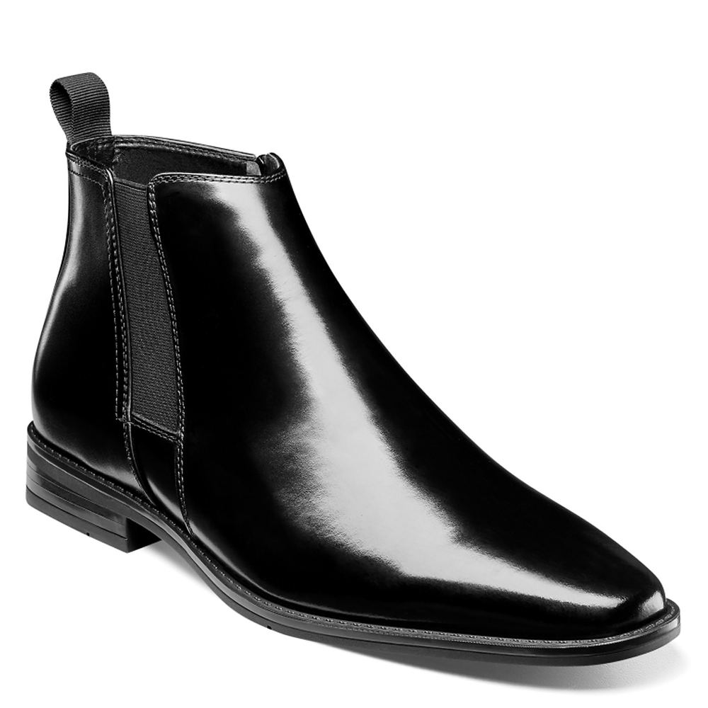 60s Mens Shoes | 70s Mens Shoes, Platforms, Boots Stacy Adams Knox Mens Black Boot 11 M $89.95 AT vintagedancer.com