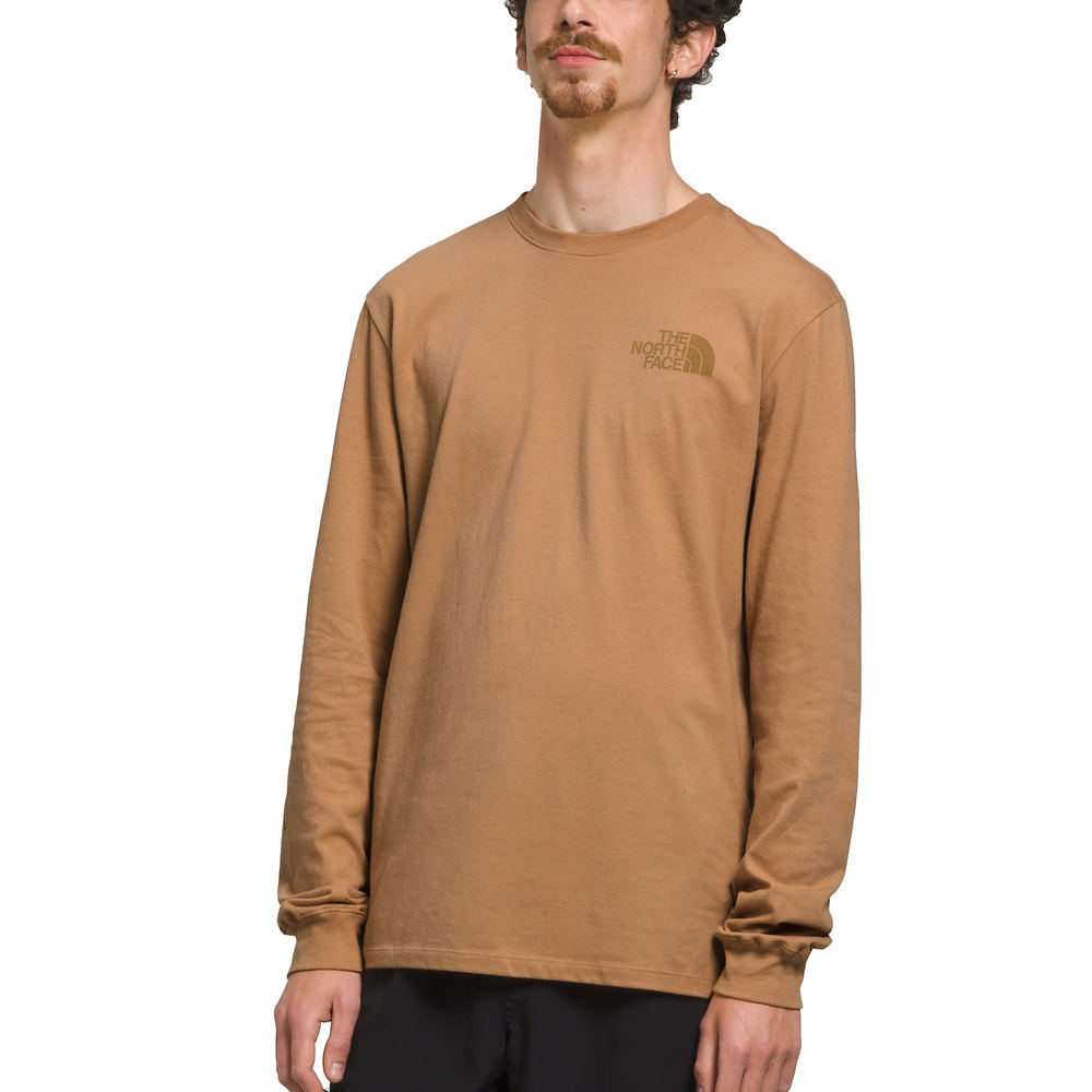 The North Face Men's Long Sleeve Hit Graphic Tee Bone Knit Tops XL -  196573786882