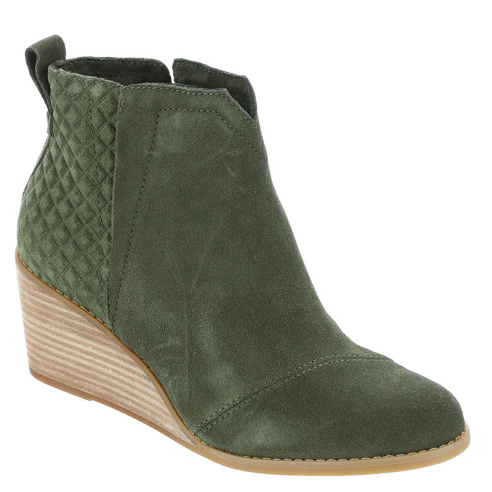 TOMS Clare Women's Green Boot 12 M -  195703404238