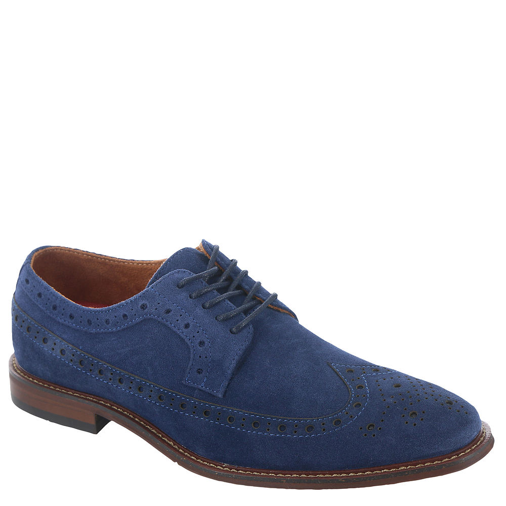 Mens Vintage Shoes, Boots | Retro Shoes & Boots Stacy Adams Marligan Mens Navy Oxford 10 W $114.95 AT vintagedancer.com