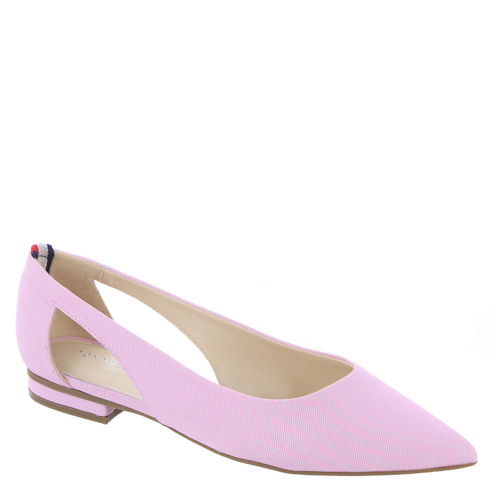 Retro Vintage Flats and Low Heel Shoes Tommy Hilfiger Velahi 2 Womens Pink Slip On 6 M $68.95 AT vintagedancer.com